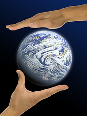 Image showing ecology, hands, responsibility