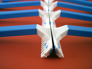 Image showing razor blades on line