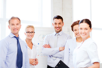 Image showing friendly business team in office