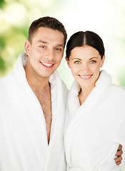 Image showing couple in spa