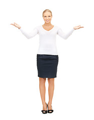 Image showing smiling businesswoman