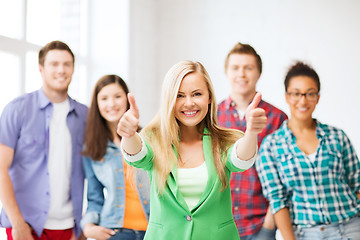 Image showing group of students at school