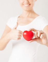 Image showing woman hands with heart