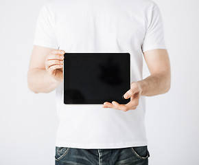 Image showing man with tablet pc