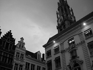 Image showing Evening in Antwerp