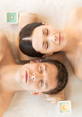 Image showing couple in spa