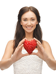 Image showing woman showing heart shape