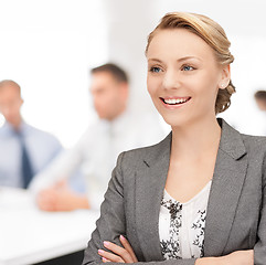 Image showing happy and smiling woman