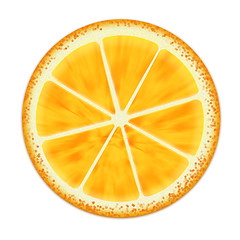 Image showing slice of orange