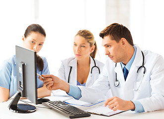 Image showing team or group of doctors working