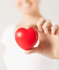 Image showing woman hands with heart