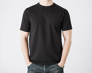 Image showing man in blank t-shirt