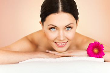 Image showing woman in spa