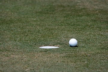 Image showing Hole In The Golf Field