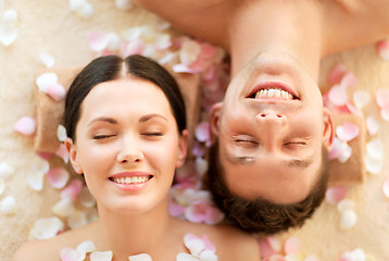 Image showing couple in spa
