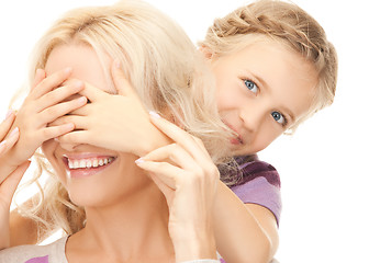 Image showing mother and daughter