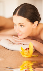 Image showing woman in spa