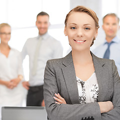 Image showing happy and smiling woman