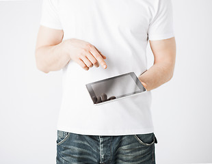 Image showing man with tablet pc