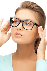 Image showing woman with eyeglasses