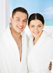 Image showing couple in spa