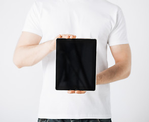 Image showing man with tablet pc