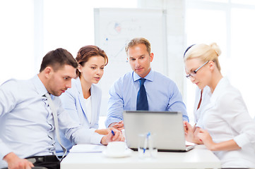 Image showing business team having meeting in office