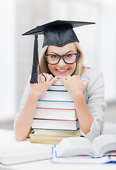 Image showing student in graduation cap