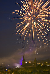 Image showing Fireworks in France