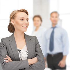 Image showing happy and smiling woman