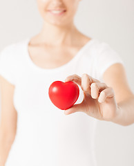 Image showing woman hands with heart