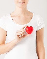 Image showing woman hands with heart