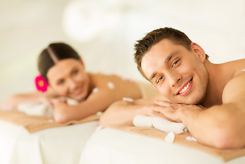 Image showing couple in spa