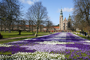 Image showing Springtime - Rosenborg Castle