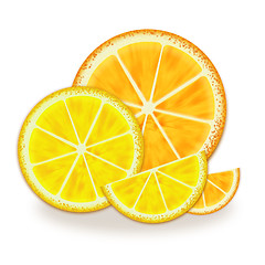 Image showing lemon and orange