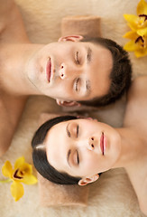 Image showing couple in spa