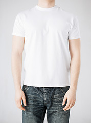 Image showing man in blank t-shirt