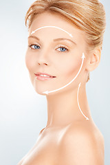 Image showing woman ready for cosmetic surgery