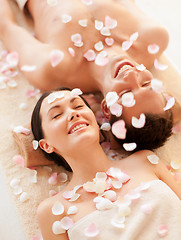 Image showing couple in spa