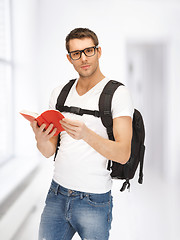 Image showing travelling student