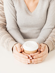 Image showing woman and man with take away coffee cup