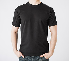 Image showing man in blank t-shirt