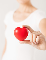 Image showing woman hands with heart