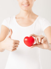 Image showing woman hands with heart