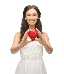 Image showing woman showing heart shape