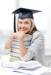 Image showing student in graduation cap