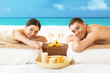 Image showing couple on the beach