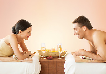 Image showing couple in spa