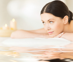 Image showing woman in spa