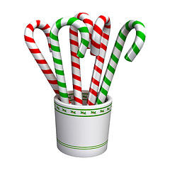 Image showing Candy Canes